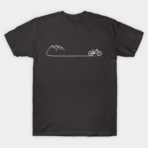 mountain bike cycling cyclist bicycle mountain biking gift T-Shirt by TheOutdoorPeople